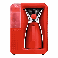 Bodum Bistro 40oz Electric Thermal Carafe Drip Coffee Maker In Red